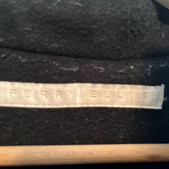 Perry Ellis full length wool coat - Picture 7 of 16